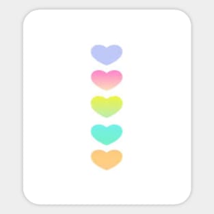 hearts Sticker